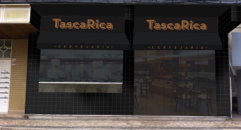 Esta será a fachada da Tasca Rica...